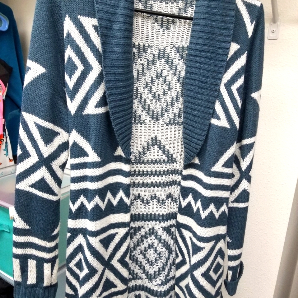 Aztec Cardigan Sweater